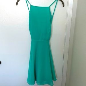 UO Turquoise skater dress